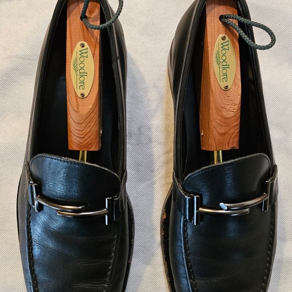 Tod’s Double T-Bar Black Leather Dress Shoes main image 6